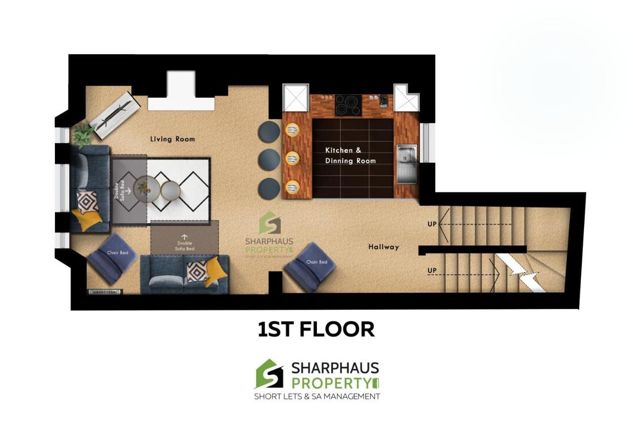 Charming Luxury 3Bed Apartment In A Prime Location By Sharphaus Short Lets & Serviced Accommodation Management Okręg wyborczy Hove Zewnętrze zdjęcie